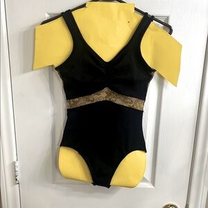 Black and Nude Leotard